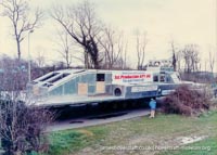 AP1-88 hovercraft number 1 - shipping the superstructure